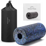 Massaažirull Everest Fitness EPP 30x15 cm, must-sinine