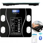 Vannitoa kaalud SMART, anal&uuml;&uuml;tilised, elektroonilised, rakendusega, BMI