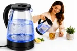 Klaasist veekeetja, juhtmevaba, 1,7 l, 2200 W, LED-valgustusega