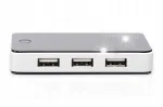 DIGITUS DA-70222 USB jagaja, 7x USB 2.0, aktiivne, must