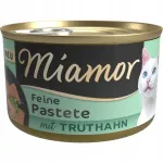 Miamor Pastete m&auml;rg kassitoit kalkunilihaga, 85 g