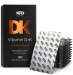 Vitamiinid D3 4000 IU + K2 MK-7 180 kapslit, KFD Ultra