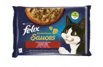 FELIX SENSATIONS kassitoidupakid kalkunilihaga, 4 x 85 g