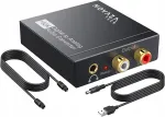 Muundur TOSLINK COAXIAL CINCH RCA PCM