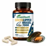 Toidulisand GreenHealth Z&ouml;ldkagyl&oacute; 7000 mg 100 kapslit, Uus-Meremaa l&uuml;ofiliseeritud