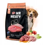 Kuiv toit keskmise suurusega koertele MR MEATY vasikaliha ja kalkunilihaga, 3 kg