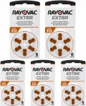 Kuuldeaparaadi patareid Rayovac Extra 312, 30 tk, 180 mAh