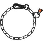 Roostevabast terasest kett karabiiniga HS Sprenger, must, 2 mm, 36 cm