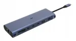 Mitmeotstarbeline adapter ISY IAD-1036 USB-C, 13 pesa: 4x USB-A, 3x USB-C, HDMI, DP