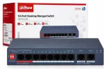 Dahua CS4010-8ET2GT-110 v&otilde;rgul&uuml;liti, 8x PoE (100 Mb/s), 2x Gigabit uplink