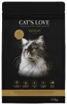 CAT'S LOVE kuivtoit vanematele kassidele pardilihaga, 2 kg