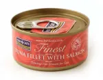 Fish4Cats Finest m&auml;rgtoit kassidele tuunikala ja l&otilde;hefileega, 70 g