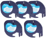 M&auml;rgise lint Dymo LetraTag, valge, 12 mm, LT 59422, 5 tk, S0721560