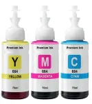 Komplekt: 3 CMY tinti Epson 664 (T6642, T6643, T6644)