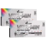 Toidulisand OLIMP VITA-MIN MULTIPLE SPORT 120 kapslit, vitamiinid, mineraalid, magneesium, kaalium, B6, B12