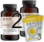 Toidulisand BIOLIT POPULIN PLUS Taksofoliin s&uuml;damele ja hingamisteedele, 2x 200 ml + kingitus