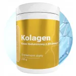 Kollageen h&uuml;aluroonhappe ja C-vitamiiniga 250 g apelsini maitsega