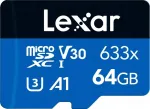 Lexar LMS0633064G-BNNNG 64GB micro SDXC m&auml;lukaart