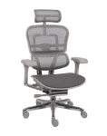 Ergonoomiline kontoritool Ergohuman 2 Elite, hall, kangas, p&ouml;&ouml;ratav