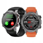 Nutikell Kiano Sport, must, meestele, 2 rihmaga
