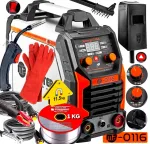 MMA TIG MIG FLUX 200 keevitusmasin, 230V, traat, kindad ja maskiga