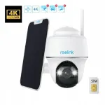 Reolink GO PT AI j&auml;lgimisega GSM kaamera 4K 8Mpx 6W paneel SIM-kaardiga