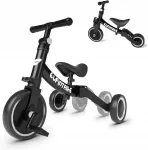 Kolerattaline-tasakaalu jalgratas lastele RIDER DL, kokkupandav 3-in-1