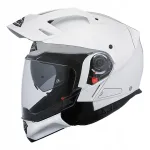 SMK HYBRID EVO GL100 mootorratturi kiiver, valge, XS