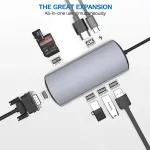 USB-C multifunktsionaalne adapter 8-&uuml;hes