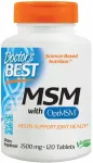 Doctor's Best MSM 1500 mg toidulisand liigestele, 120 tabletti