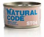 Konserv Natural Code ST04, tuunikala ja an&scaron;oovis, 85 g