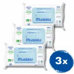 Mustela niisked salvr&auml;tikud veega 60 tk, 3 pakki