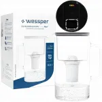 Wessper D2 filtervalamu 3 l must borosilikaatklaas
