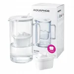 Vee filter kann Aquaphor Glass 2,5 l Maxfor kasseti ja valge korpusega