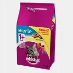 WHISKAS Sterile Adult kuiv kassitoit kanaga, 1,4 kg, 6 tk