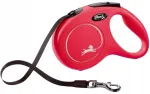 Automaatne Flexi New Classic rihm koertele, lint, punane, 5 m, suurus L