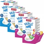 ANIMONDA Milkies Selection ja Variety kasside suupisted 2x(20x15g) + 2x(20x15g)