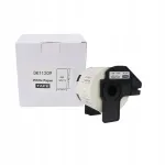 Kleebised Brother DK-11209, must tr&uuml;kk, valge, 29 x 62 mm, 800 tk