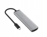 USB-C jaotur DODOCOOL DC88GY 6in1, 4K HDMI, USB 3.0, SD/TF m&auml;lukaardilugeja