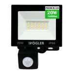 V&auml;line LED halogeenprožektor 20W liikumis- ja h&auml;marusanduriga IP66
