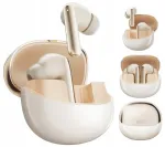 Traadita k&otilde;rvaklapid QCY MeloBuds Pro HT08, kuldsed, BT 5.3, ANC-ga