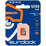 EUROLOOK 128 GB Class 10 Micro SD m&auml;lukaart telefonidele ja kaameratele