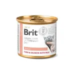 BRIT Veterinary Diet Renal kassikonservid tuunikala, l&otilde;he ja hernestega, 200 g