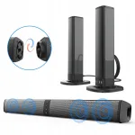 Bluetooth k&otilde;lar SOUNDBAR, USB, saab jagada kaheks seisvaks k&otilde;lariks, sobib telerile