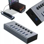 USB jagaja ORICO 7-in-1, USB 3.0, multifunktsionaalne