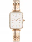 Naiste k&auml;ekell Daniel Wellington Quadro Rose Gold DW00100672 karbiga