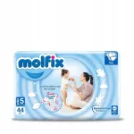 &Uuml;hekordsed Molfix Junior 5 m&auml;hkmed, 11&ndash;18 kg, 44 tk