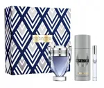 Paco Rabanne Invictus komplekt 100 ml + 150 ml + 10 ml tualettvesi meestele