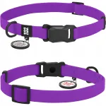 Veekindel koera kaelarihm Waudog Magnet, L, 34&ndash;49 cm, 25 mm, lilla