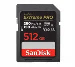SanDisk Extreme Pro SDXC 512GB 280/150 MB/s m&auml;lukaart